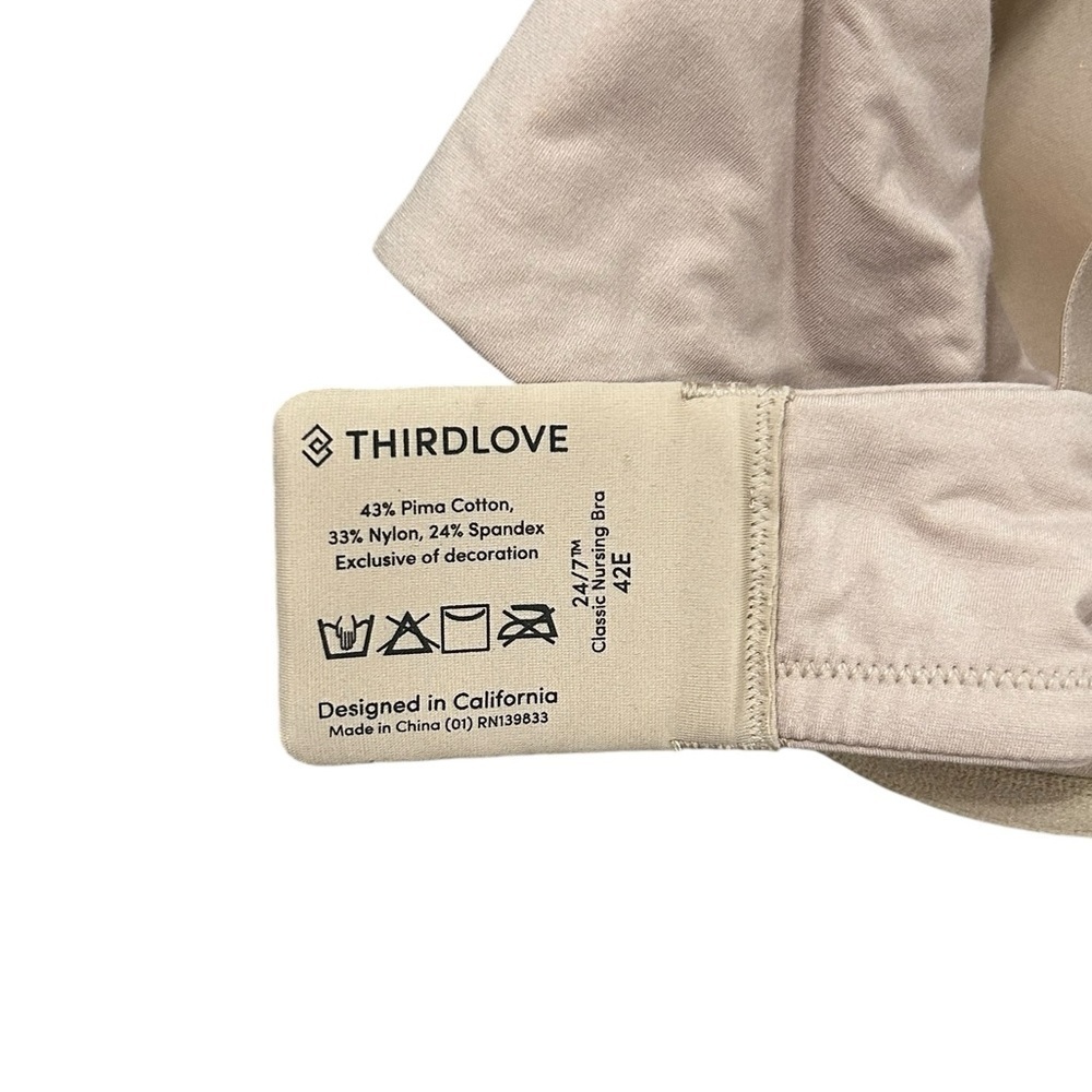 Thirdlove 24/7 Classic Lined Nursing Full Coverage Bra Size 42E Third Love - Picture 5 of 9